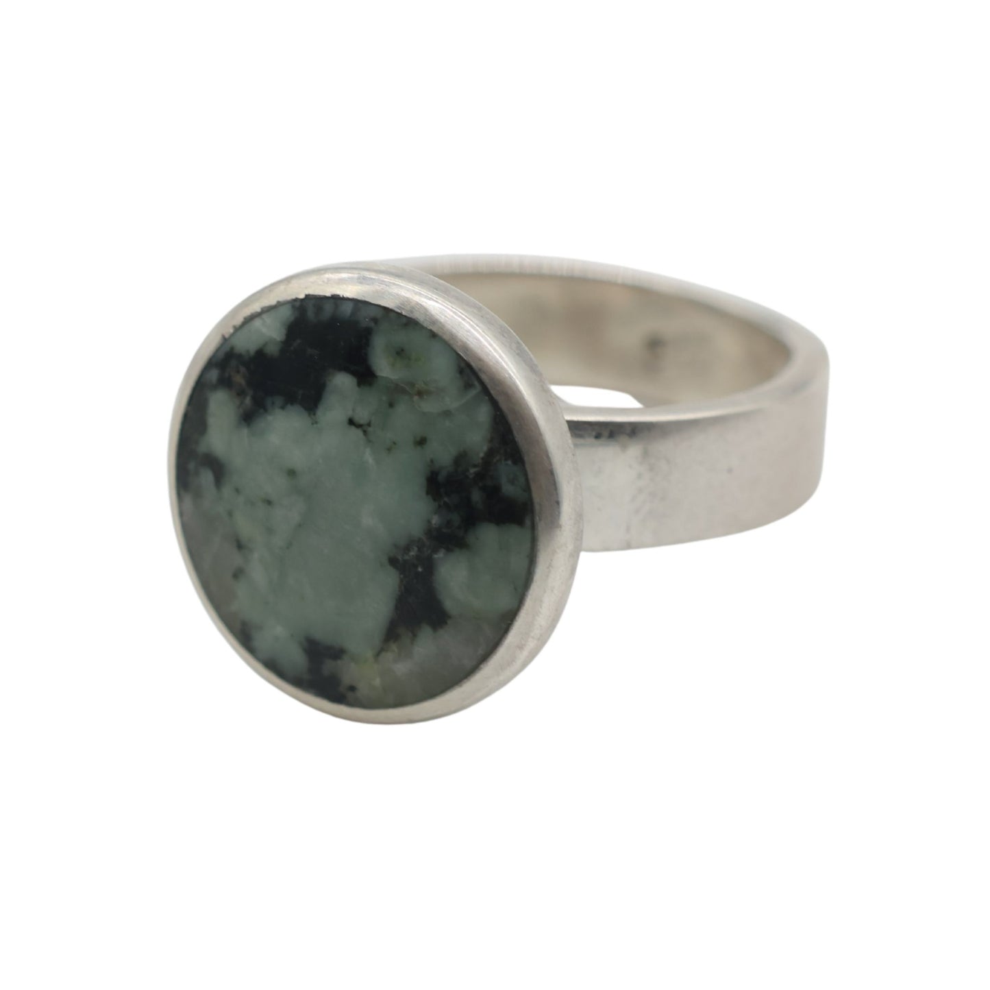 Adjustable Ring in Light Blue Lake Stone