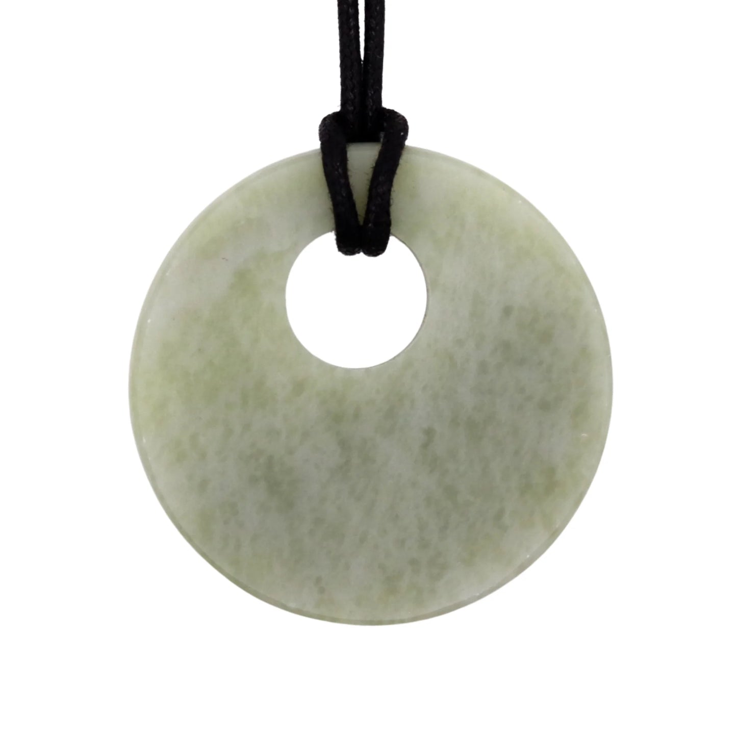 Minimalist Pendant in Nephrit Jade from Valposchiavo