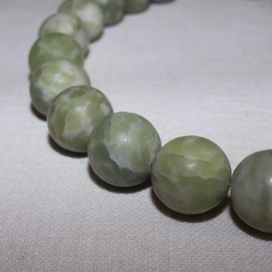 Nephrite Jade Bead Necklace from Valposchiavo