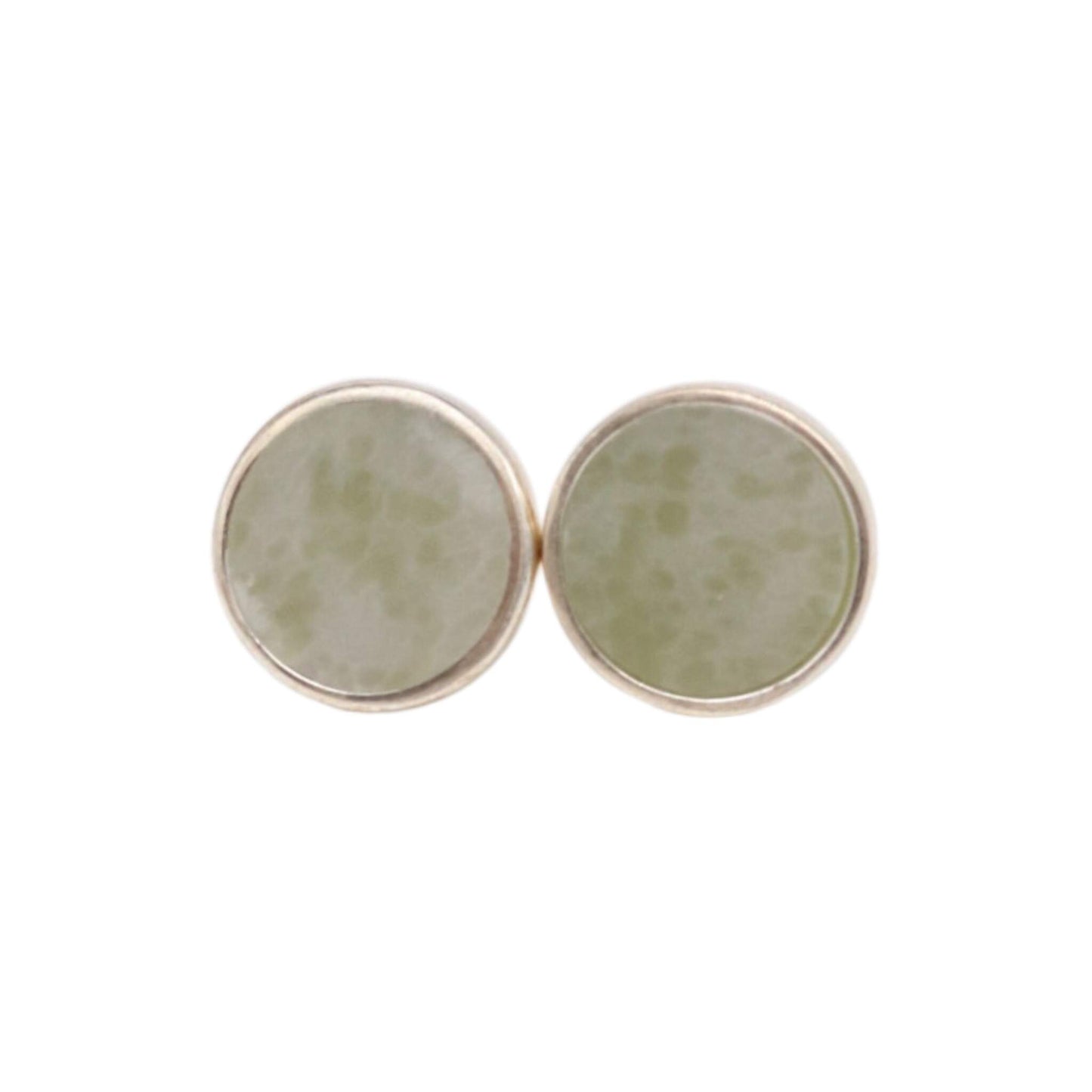 Fine Nephrite Jade Earrings from Valposchiavo