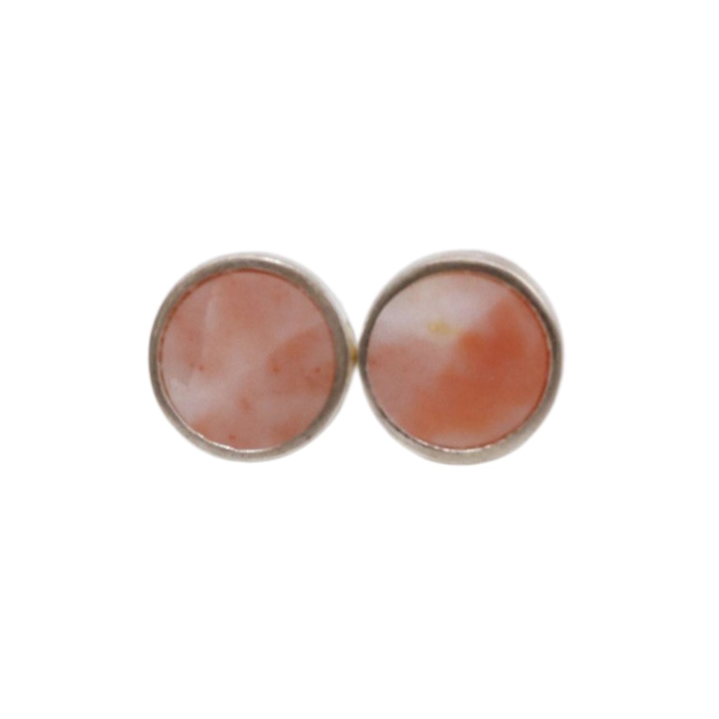 Ohrringe aus rosa Sassalbo Marmor aus der Valposchiavo