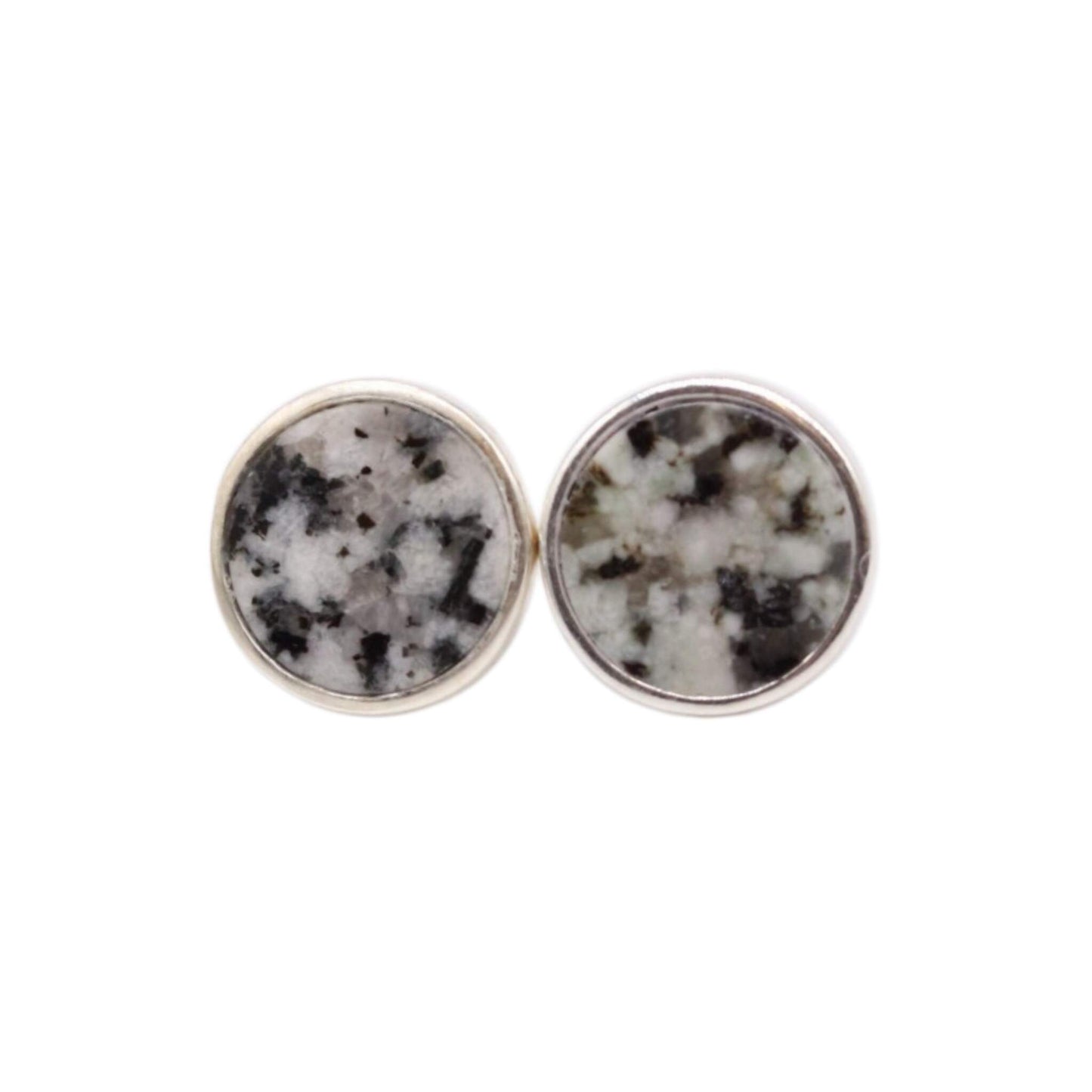 Earrings Made of Grey Lake Stone