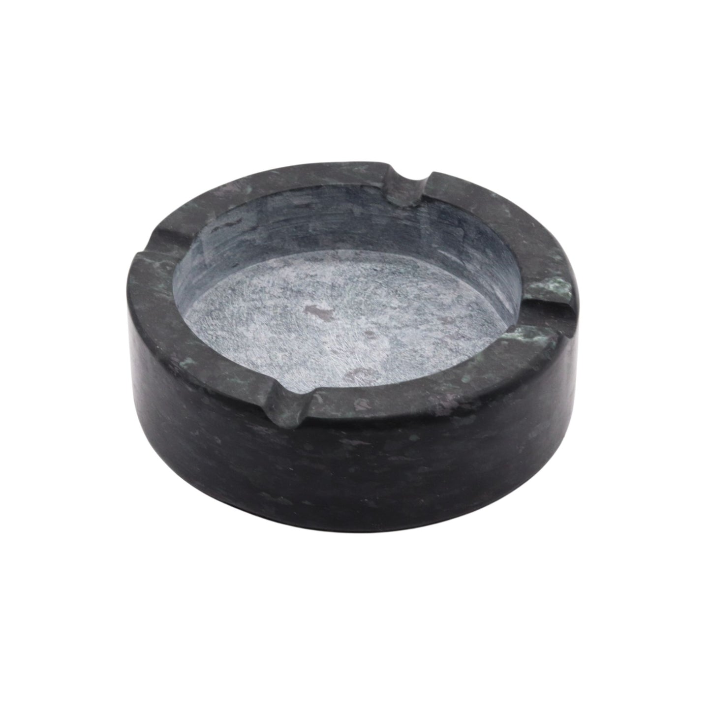 Posacenere in serpentino nero della Valposchiavo