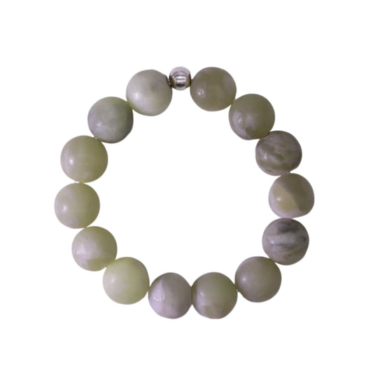 Armband aus hochwertiger Nephrit-Jade aus der Valposchiavo