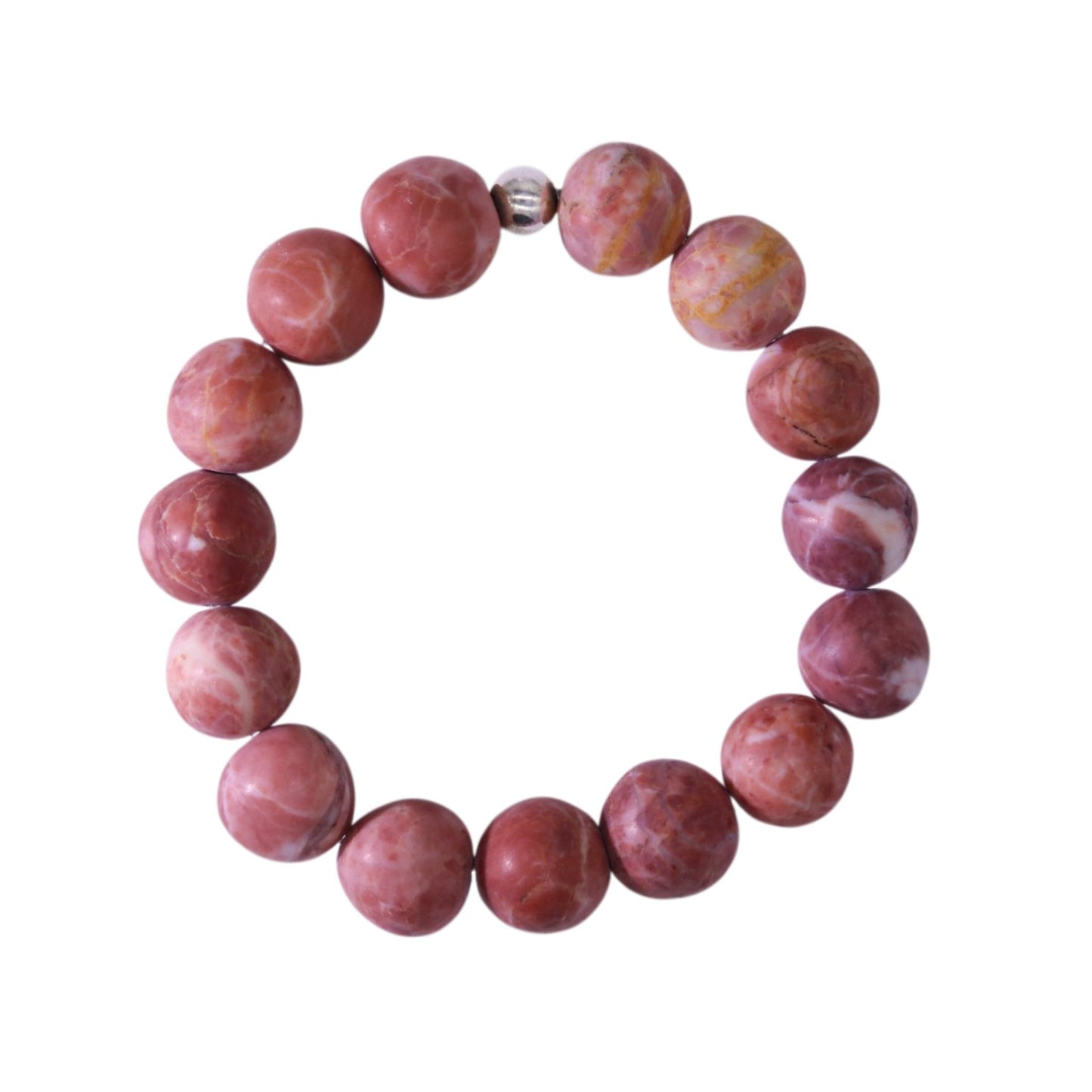 Armband aus rotem Sassalbo Marmor aus der Valposchiavo