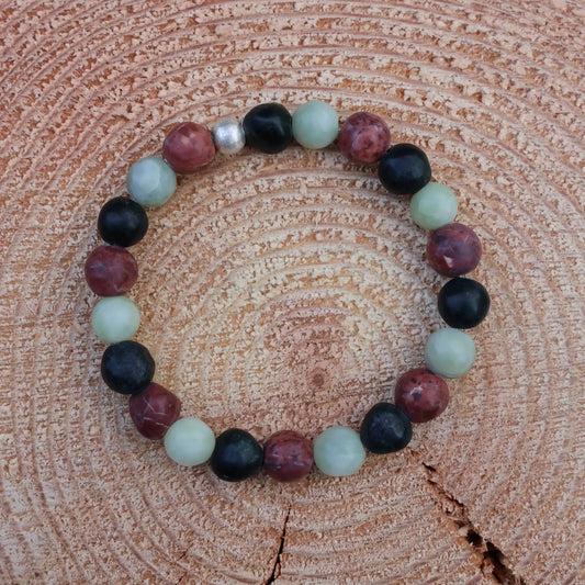 Bracelet Featuring Natural Stones from Valposchiavo