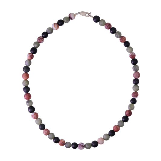 Halskette mit Steinen aus der Valposchiavo