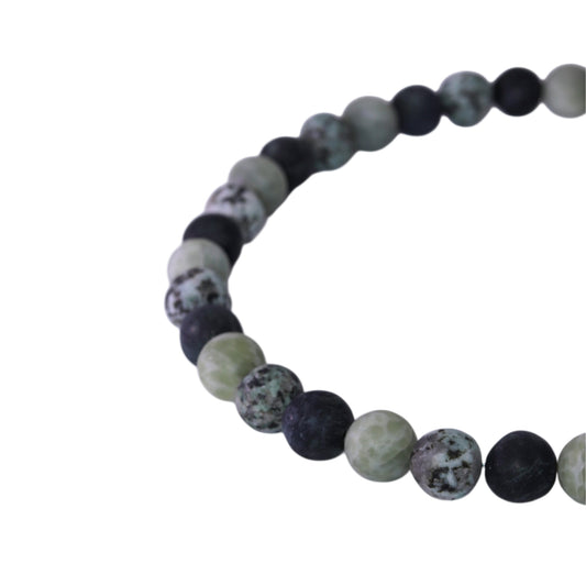 Nephrite Jade, Lake Stone & Serpentine Necklace