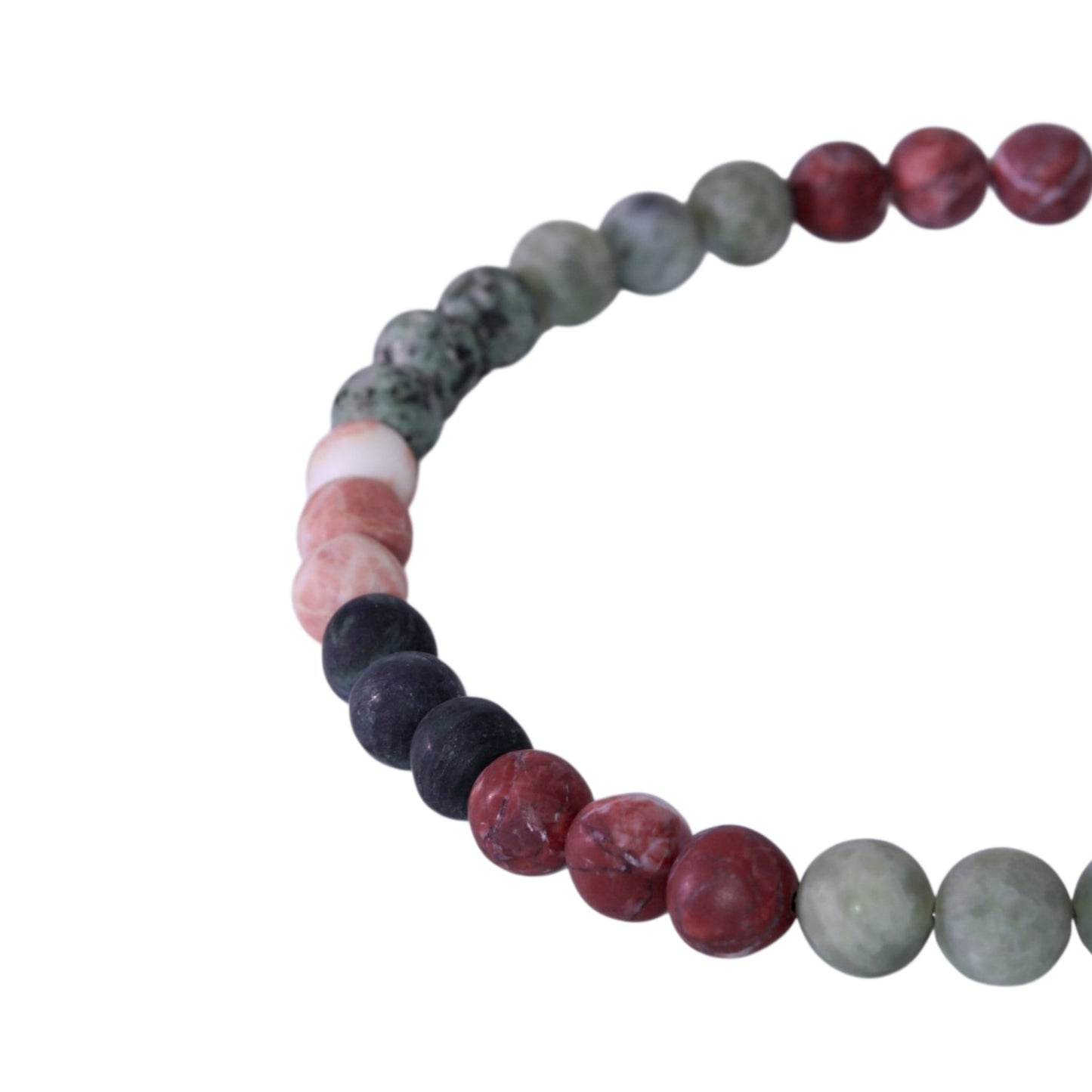 Halskette mit assortierten Steinen aus der Valposchiavo