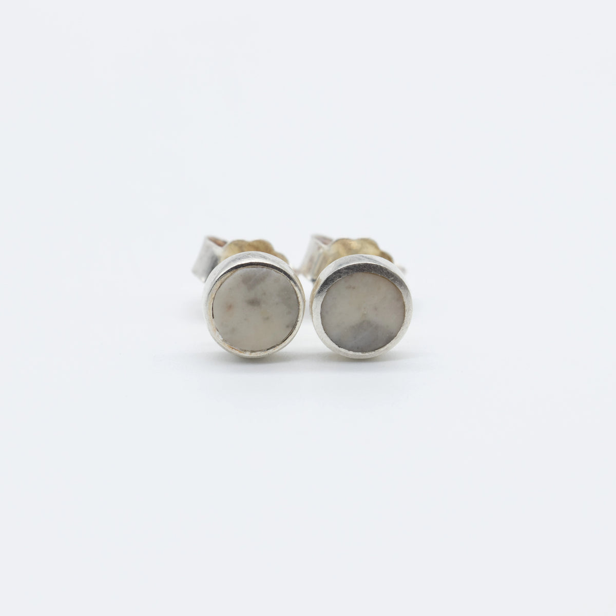 Ohrringe aus speziellem Sassalbo Marmor, 5 mm
